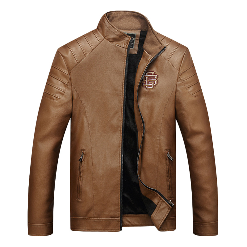 Mens-Winter-Warm-Thick-Logo-Embroidery-Casual-Solid-Color-Faux-Leather-Jacket-1361896