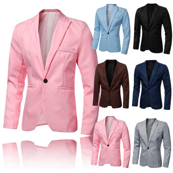 Fashion-Mens-Slim-Casual-Suit-Pointed-Collar-Bright-Color-Blazer-960596