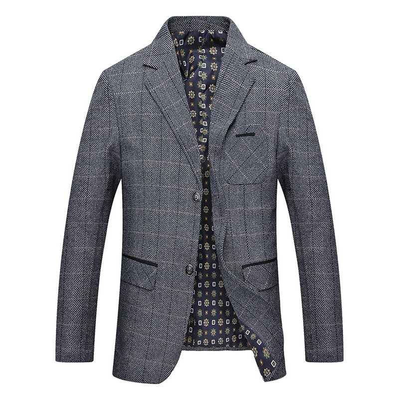 Mens-Autumn-Plaid-Printing-Fit-Casual-Business-Blazers-Coats-1339797