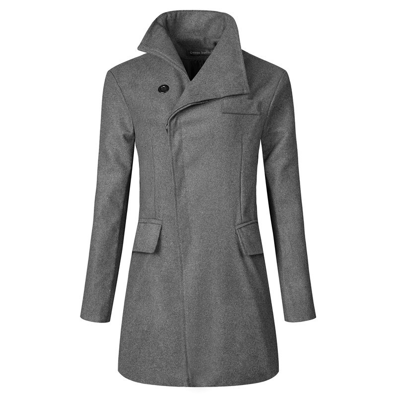 Mens-Mid-long-Slim-Fashion-Single-breasted-Solid-Color-Trench-Coats-1390859
