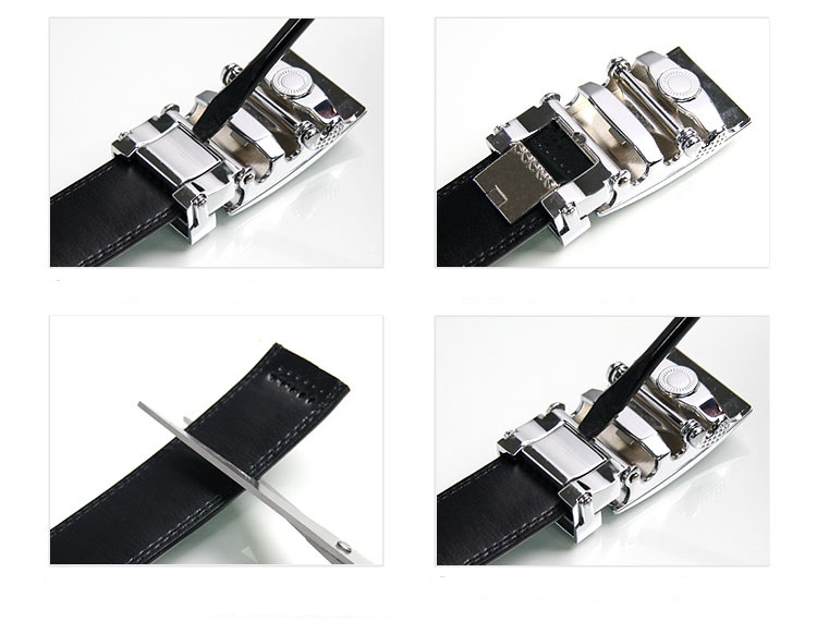 120CM-Men-First-Floor-Cowhide-Grid-Frosted-Gold-Alloy-Adjustable-Automatic-Buckle-Belt-1010385