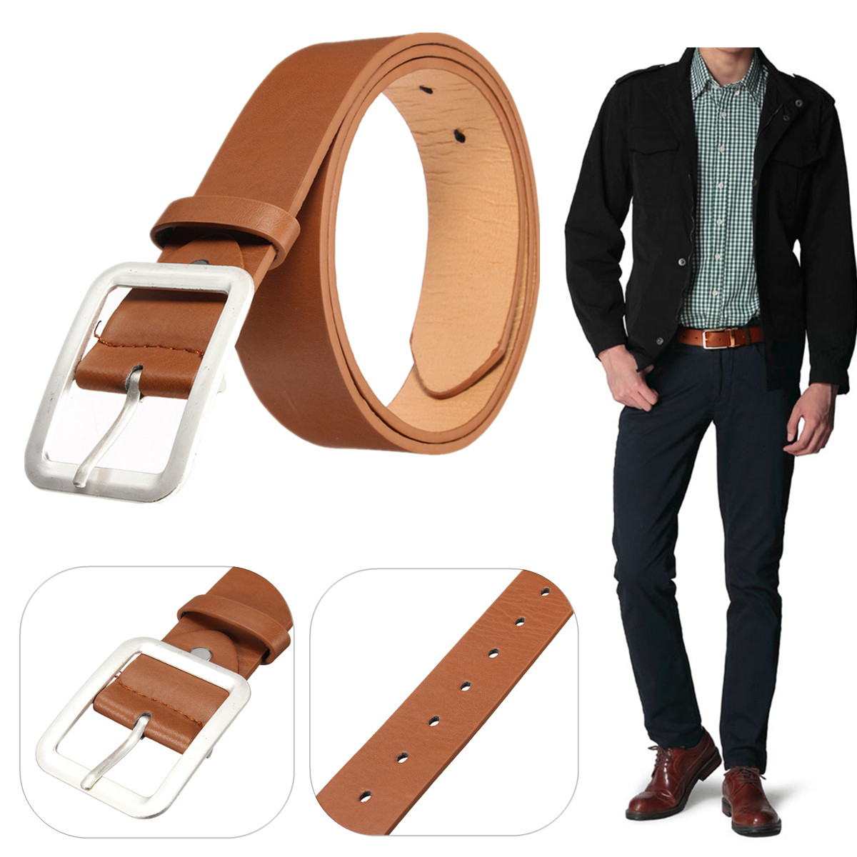 Men-Business-PU-Leather-Belt-Casual-Pin-Buckle-Waist-Strap-Waistband-1121542