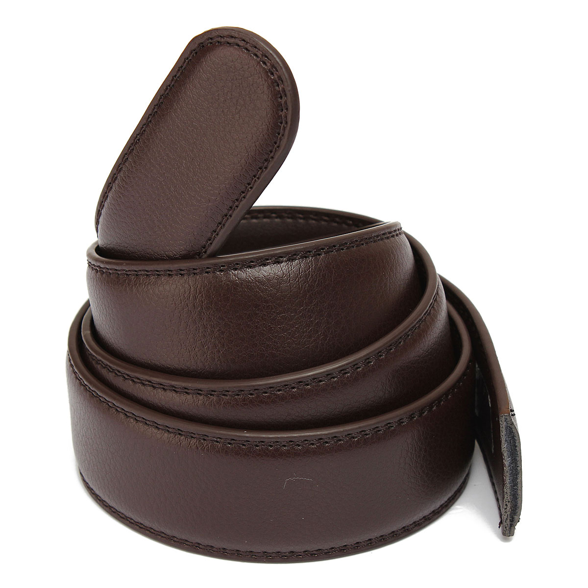 Men-Second-Floor-Cowhide-Black-Brown-Business-Leather-Belt-Body-Without-Buckle-Length-Randomly-1041659