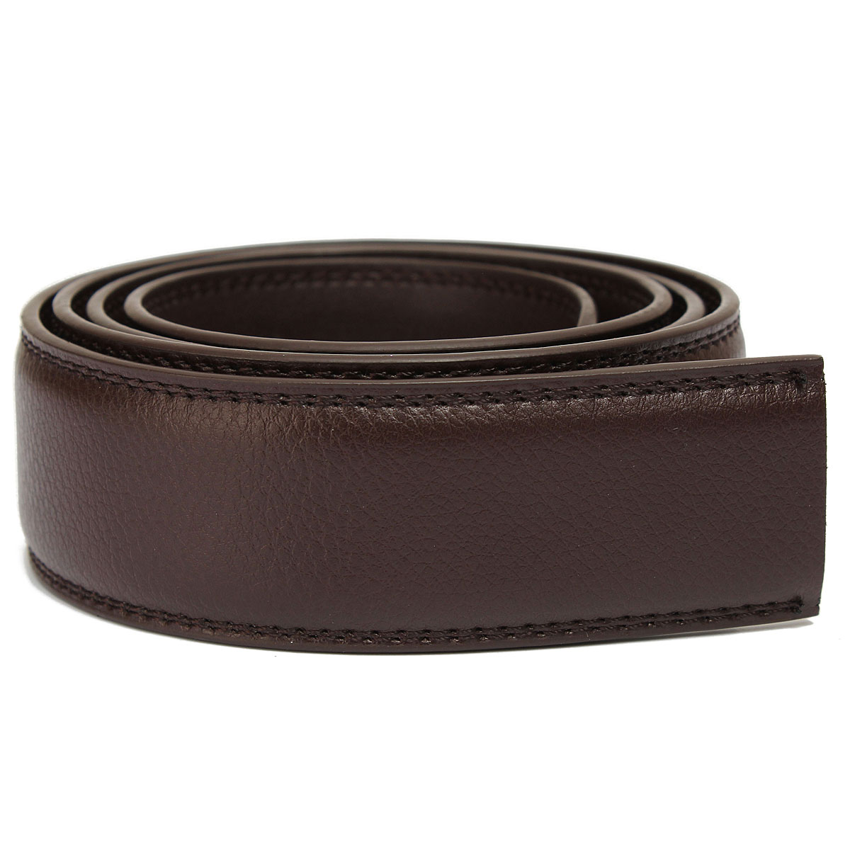 Men-Second-Floor-Cowhide-Black-Brown-Business-Leather-Belt-Body-Without-Buckle-Length-Randomly-1041659