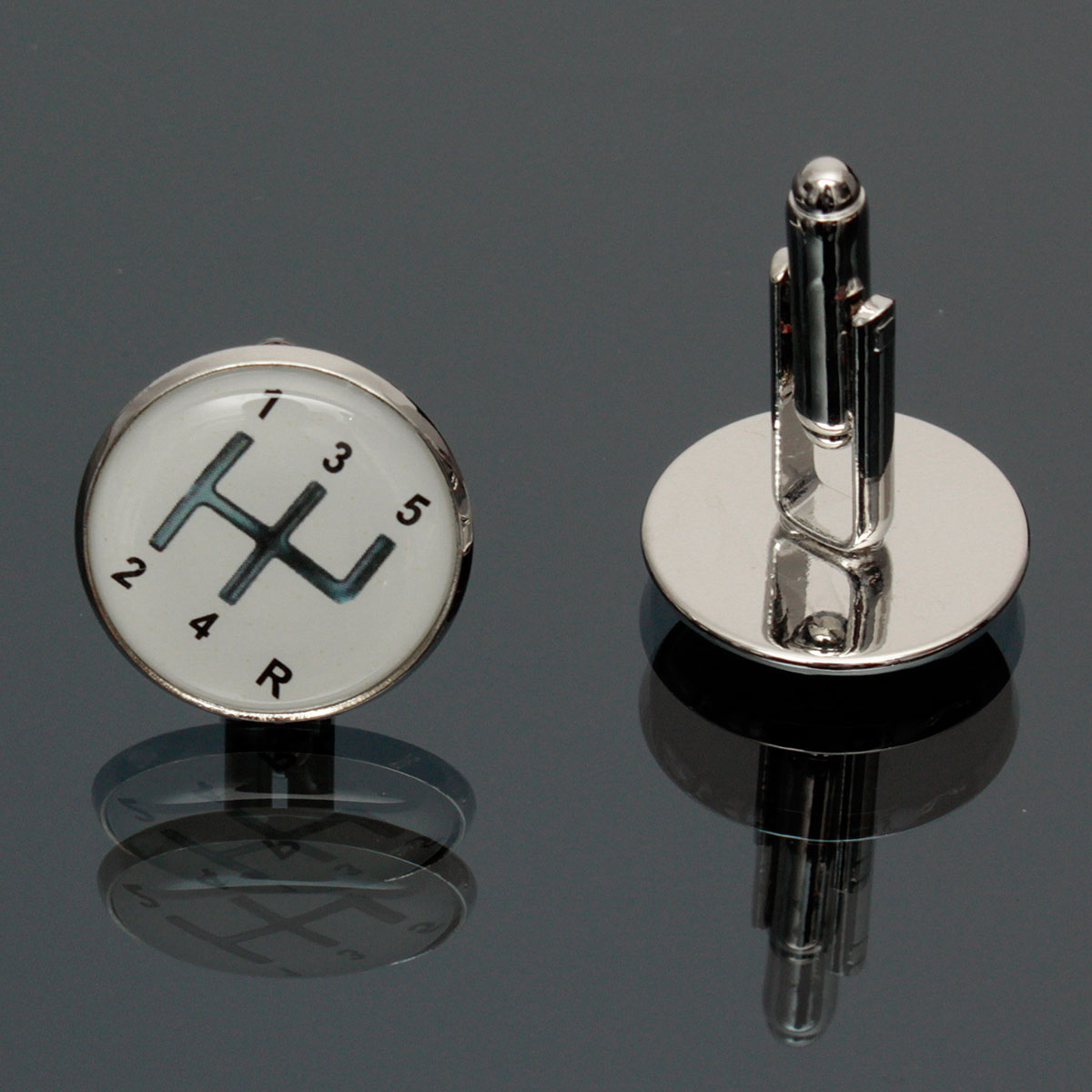 Men-Male-Silver-Number-Pattern-Round-Baking-Finish-Cuff-Links-Wedding-Gift-Suit-Shirt-Accessories-1024620