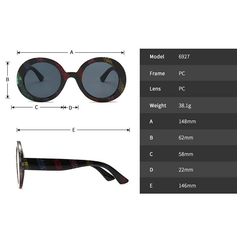 Men-Women-UV400-Round-Frame-Sunglasses-Outdoor-Retro-Non-polarized-Goggle-1333301