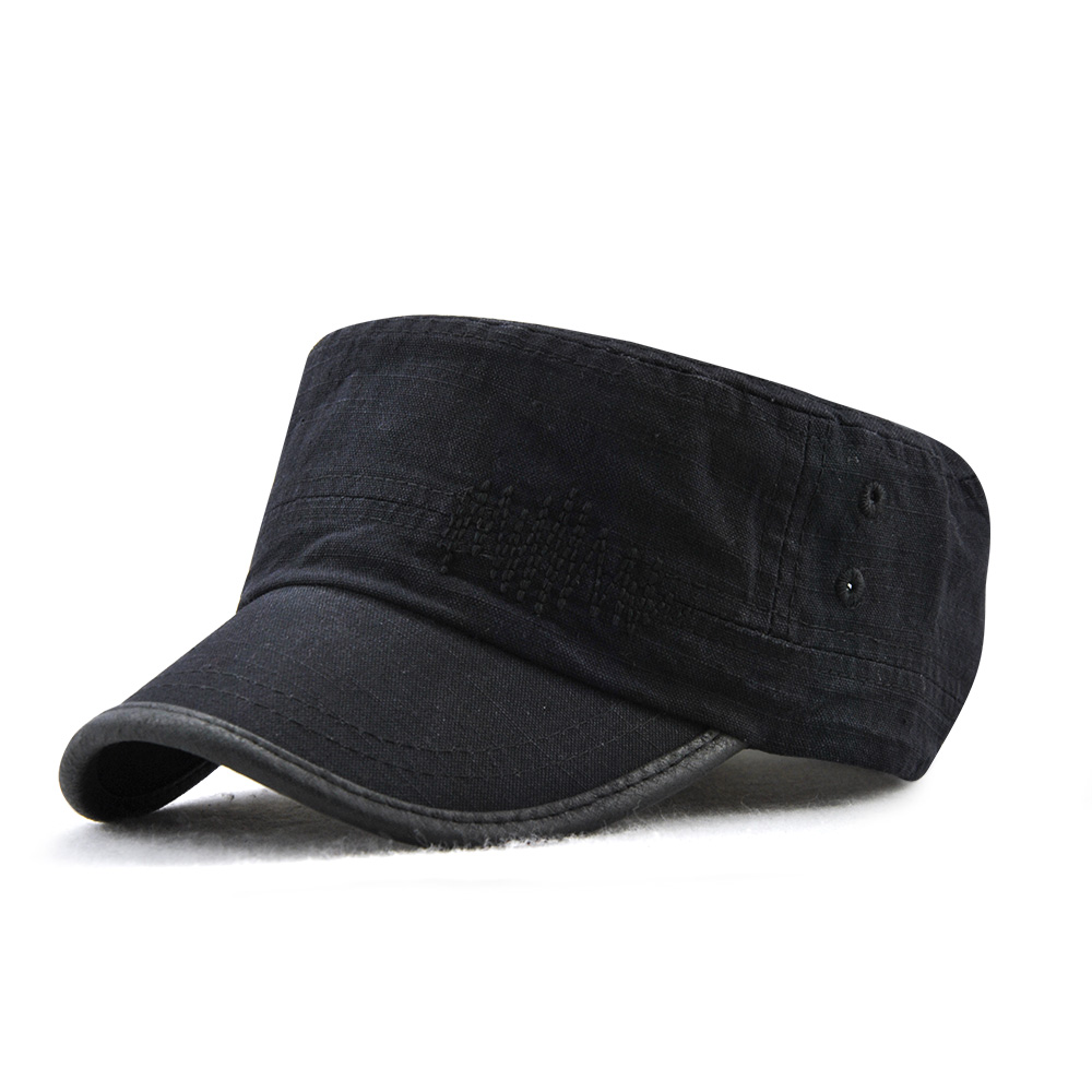 Dad-Summer-Adjustable-Flat-Hats-Outdoor-Cotton-Military-Peaked-Cap-Mens-1288769