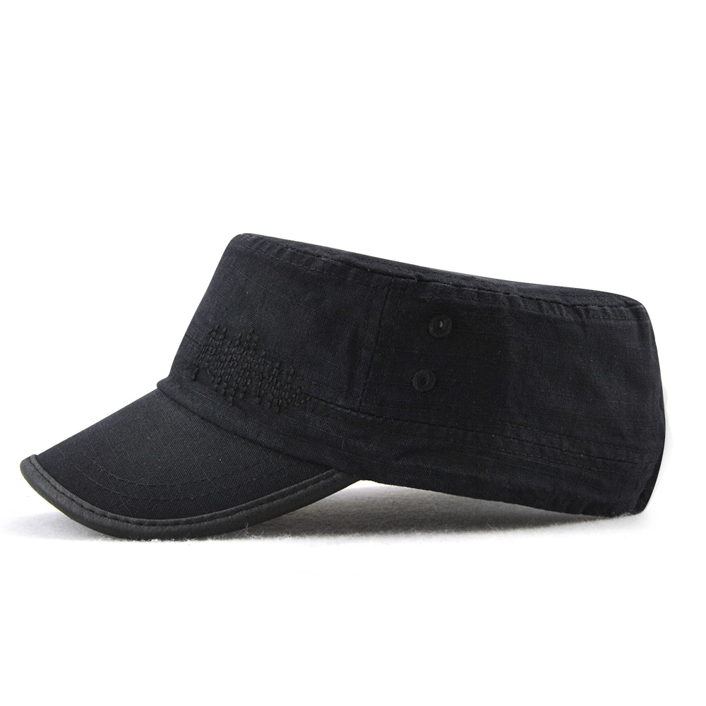 Dad-Summer-Adjustable-Flat-Hats-Outdoor-Cotton-Military-Peaked-Cap-Mens-1288769