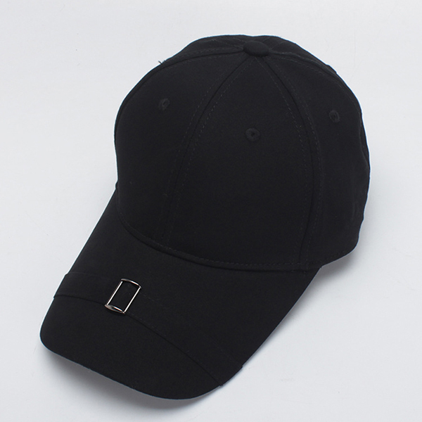 Men-Cotton-Buckle-Decoration-Letters-Embellished-Peaked-Cap-Classics-Outdoor-Sun-Hat-1257558