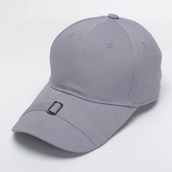 Men-Cotton-Buckle-Decoration-Letters-Embellished-Peaked-Cap-Classics-Outdoor-Sun-Hat-1257558