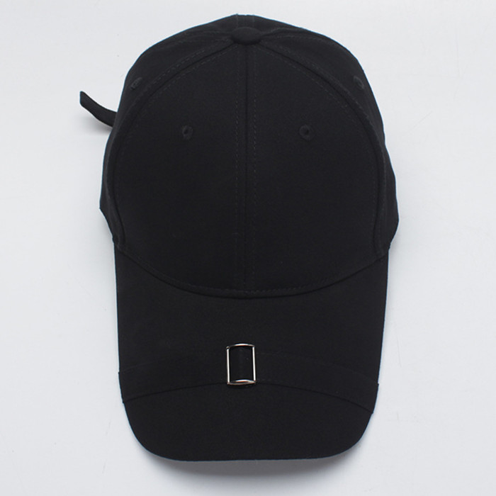 Men-Cotton-Buckle-Decoration-Letters-Embellished-Peaked-Cap-Classics-Outdoor-Sun-Hat-1257558
