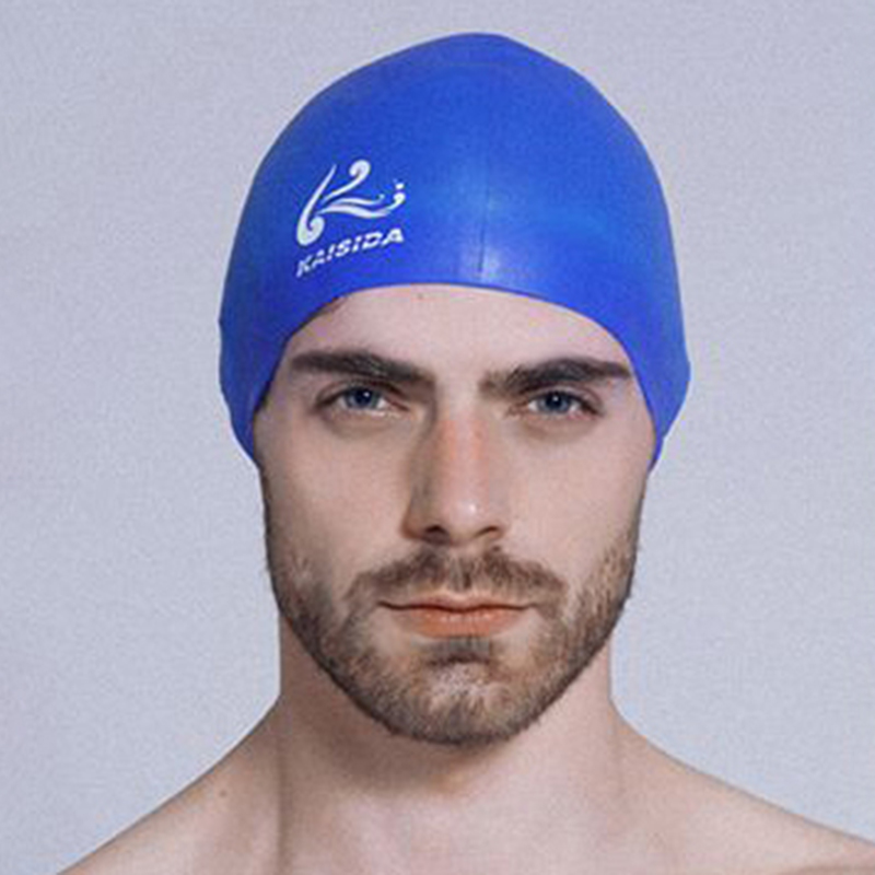 Men-Women-Waterproof-Non-slip-Silicone-Swimming-Cap-Oversized-Comfortable-Earmuffs-Beanie-Hat-1335773