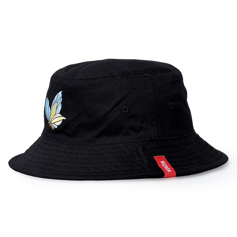 NUZADA-Unisex-Embroidery-Outdoor-Double-Sided-Fisherman-Hat-Cotton-Bucket-Cap-Sunshade-Fishing-Hat-1392456