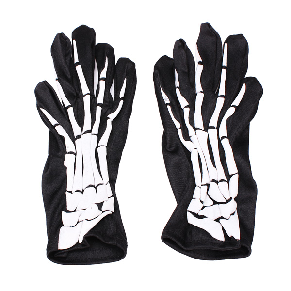 Fashion-Halloween-Skeleton-Ghost-Demon-Elastic-Skull-Gloves-951933