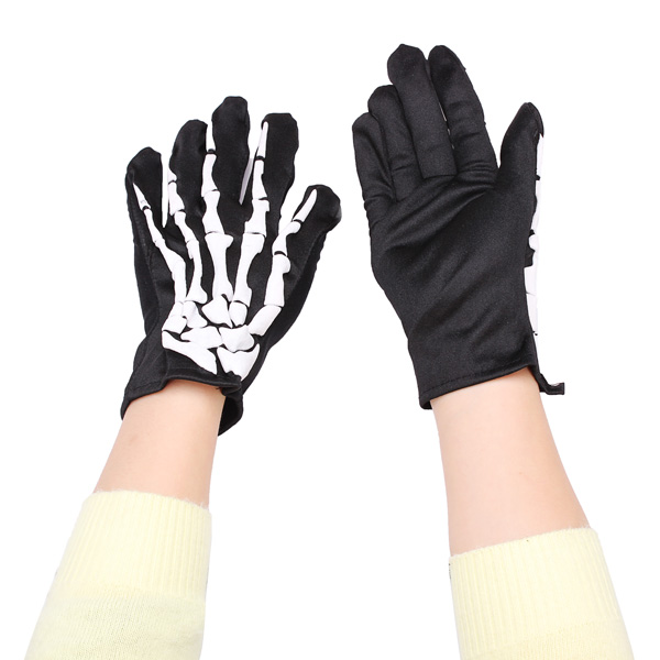 Fashion-Halloween-Skeleton-Ghost-Demon-Elastic-Skull-Gloves-951933