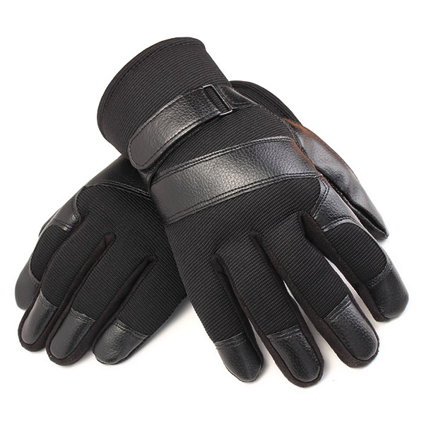 Men-Male-Nylon-Leather-Thread-Driving-Gloves-Thick-Skidproof-Outdoor-Cycling-Mittens-1016917