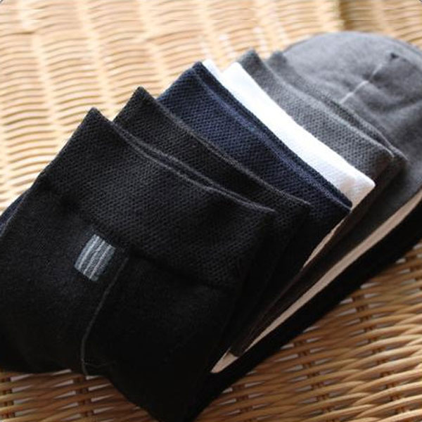 Mens-Classic-Business-Socks-Bamboo-Fiber-Socks-4-Colors-Free-Size-84457