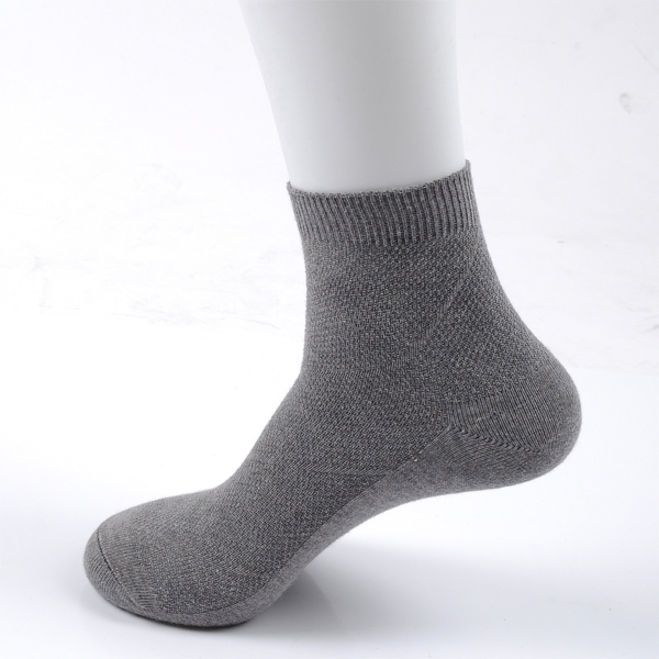 Mens-Solid-Color-Cotton-Mesh-Breathable-Business-Casual-Short-Tube-Socks-1049159