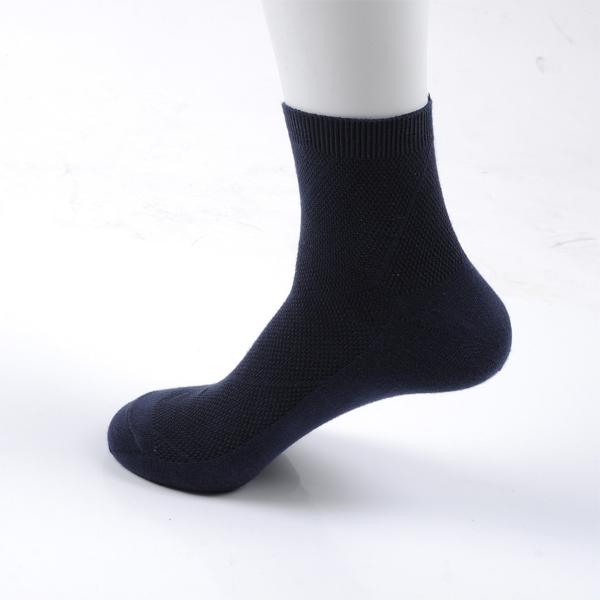 Mens-Solid-Color-Cotton-Mesh-Breathable-Business-Casual-Short-Tube-Socks-1049159