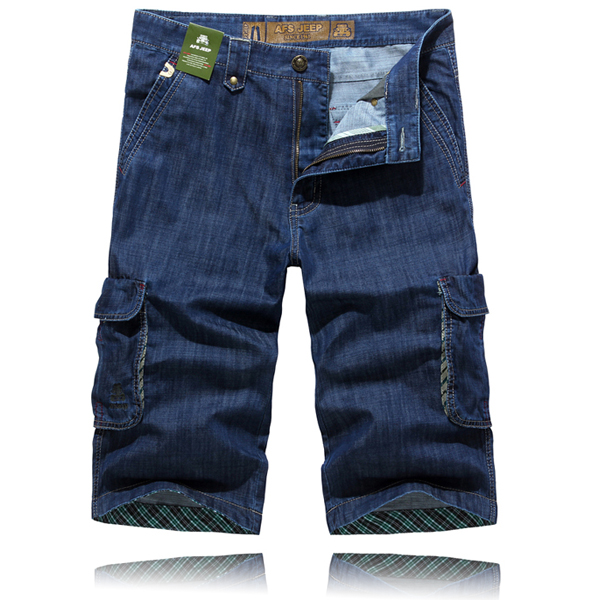 AFSJEEP-Mens-Summer-Outdoor-Multi-pocket-Loose-Straight-Leg-Cargo-Shorts-Casual-Denim-Shorts-Big-Siz-1136236