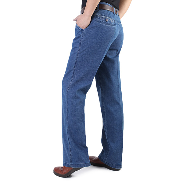 Men-Mid-aged-Thicken-Plus-Size-Classical-Casual-Jeans-Loose-Straight-Leg-High-Waist-Pants-1086375