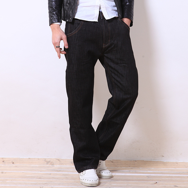 Men-Winter-Thicken-Fleece-Jeans-Casual-Loose-Straight-Legs-Plus-Size-Warm-Black-Pants-1090257