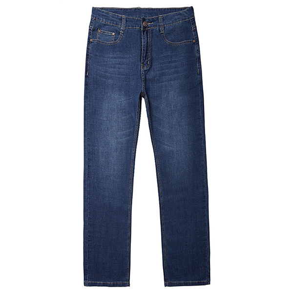 Mens-Big-Size-Jeans-Business-Straight-Legs-Loose-Elastic-Mid-Waist-Denim-Pants-1228726