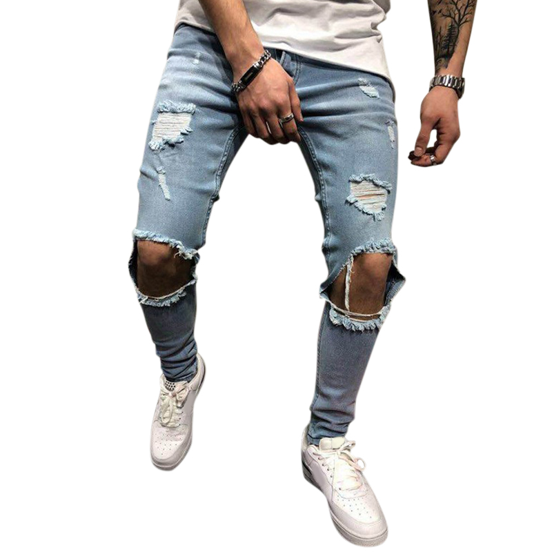 Mens-Denim-Byxor-Haringl-Slim-Fashion-Mid-Rise-Jeans-1417013