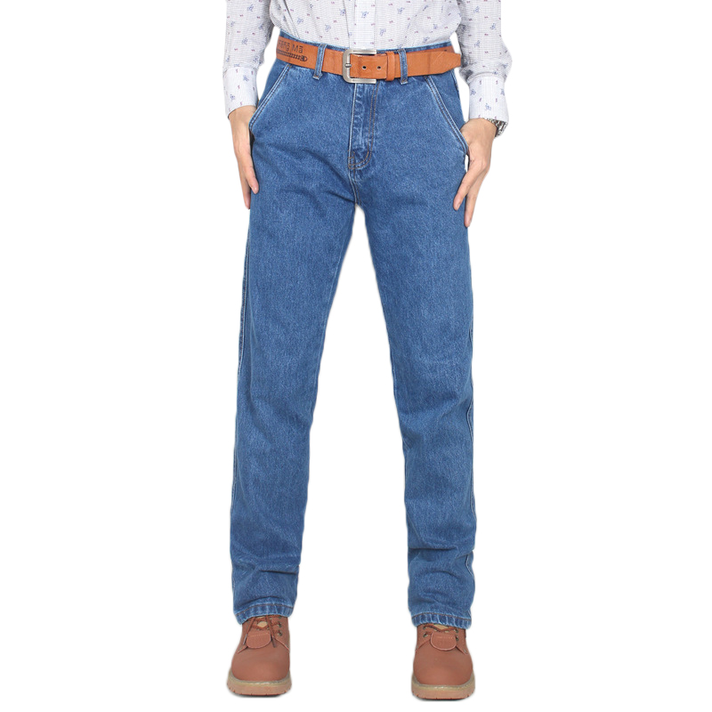 Mens-High-Rise-Straight-Leg-Cotton-Classic-Big-Size-Jeans-Denim-Pants-1361411