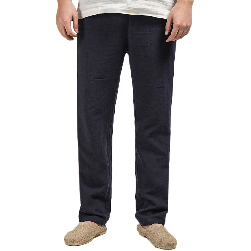 Chinese-Style-Mens-Linen-Cotton-Straight-Soft-Breathable-Casual-Pants-1340158