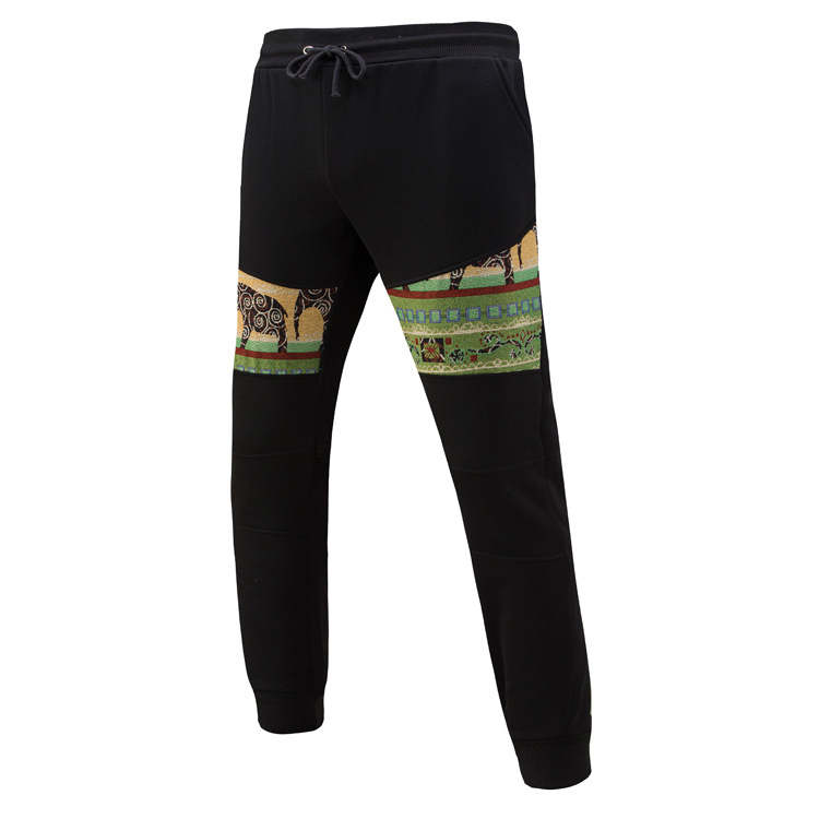 Mens-Casual-Jacquard-Elastic-Pants-National-Style-Printing-Drawstring-Sport-Trousers-1190884