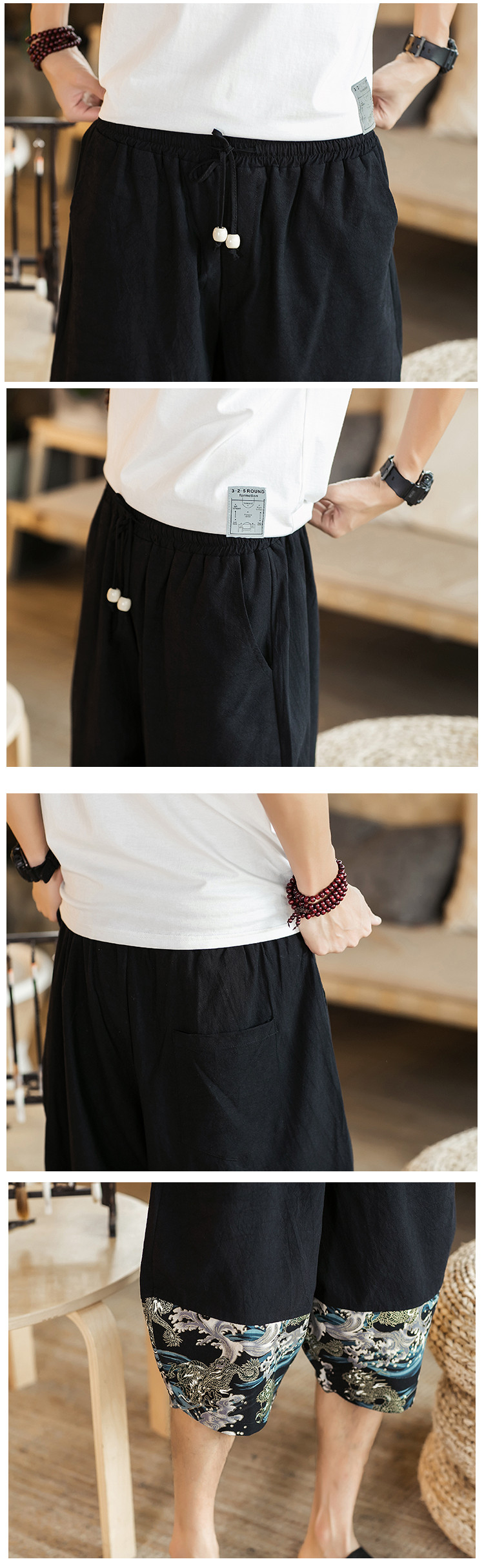 Mens-Casual-Printed-Wide-Legs-Pants-Chinese-Style-Breathable-Calf-Length-Haren-Trousers-1346063