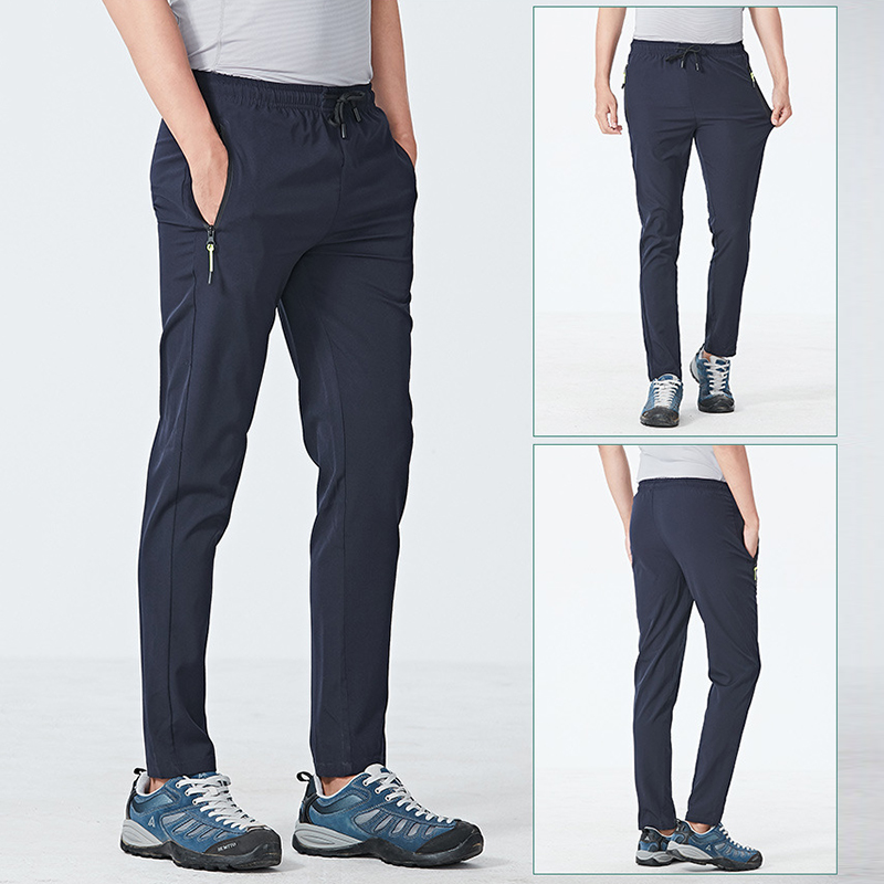 Mens-Cotton-Drawstring-Solid-Color-Mid-Rise-Slim-Pockets-Thin-Breathable-Casual-Pants-1334578