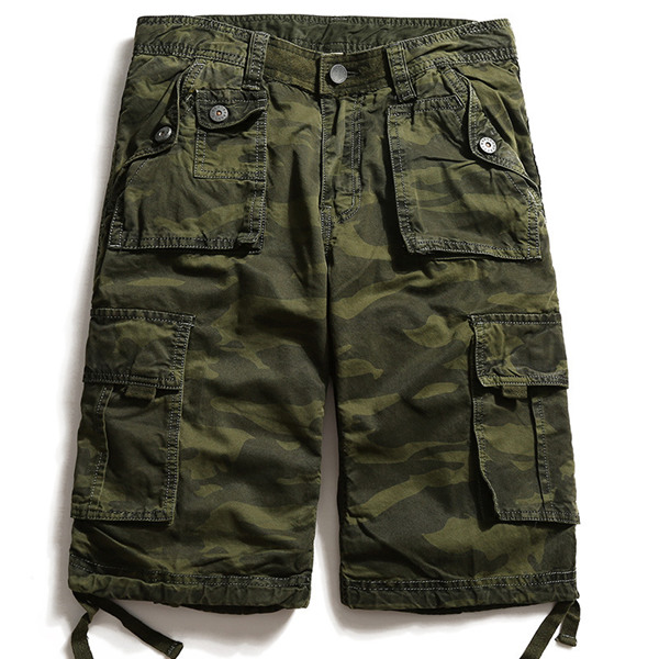Camouflage-Big-Multi-Pocket-Summer-Loose-Cotton-Cargo-Shorts-Size-30-40-1079047