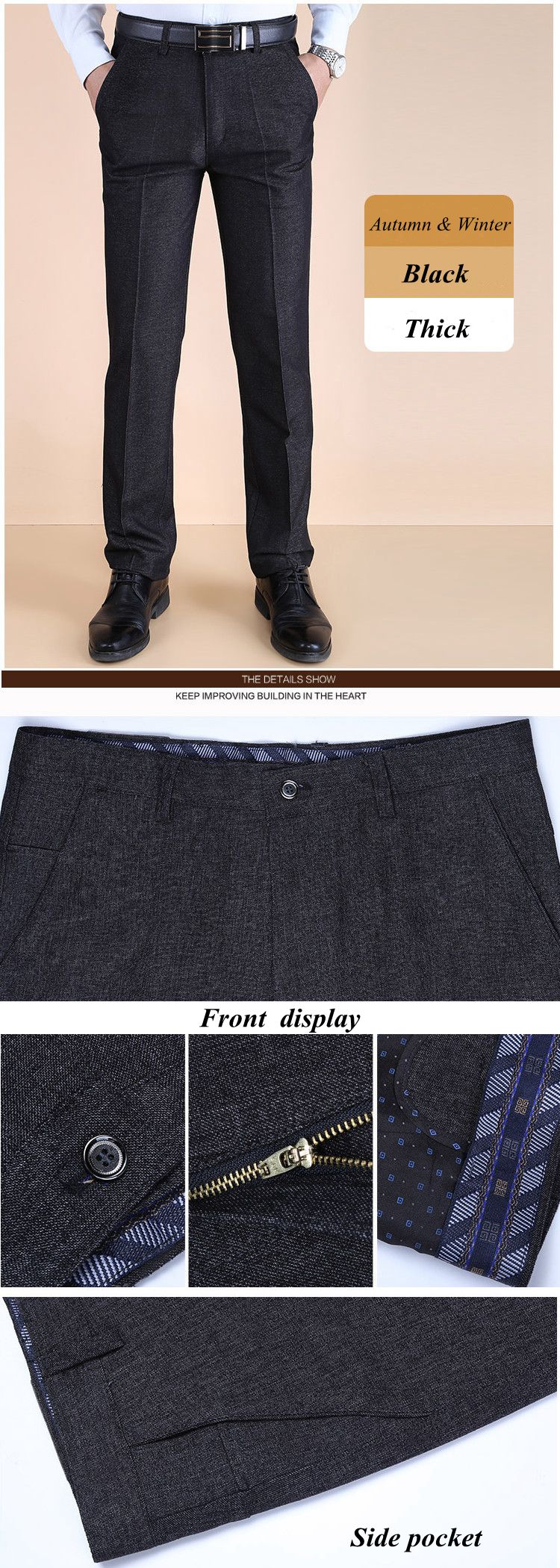 Autumn-Winter-Thick-Straight-Business-High-Waisted-Trousers-Mens-Casual-Suit-Pants-1256105