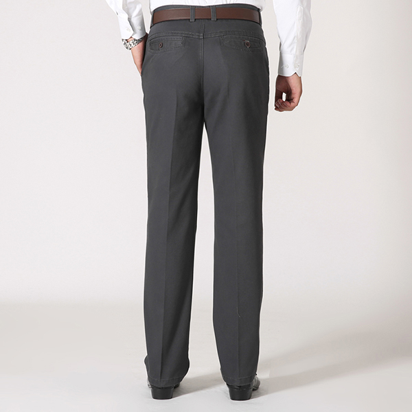 Mens-Business-Cotton-Breathable-Suit-Pants-Summer-Straight-Leg-Solid-Color-Casual-Trousers-1264684