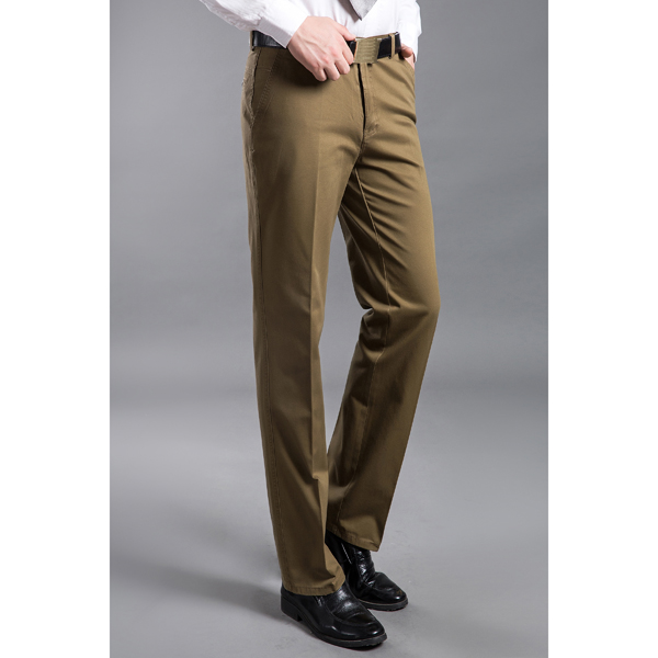 Mens-Thick-Cotton-Trousers-Comfort-High-Waist-Straight-Leg-Casual-Pants-997468