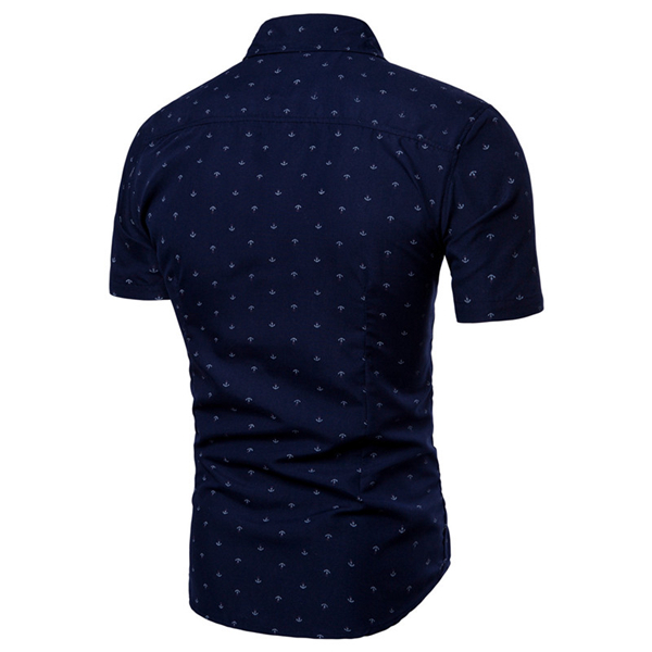 Anchor-Printing-Short-Sleeve-Lapel-Button-up-Shirts-for-Men-1283780