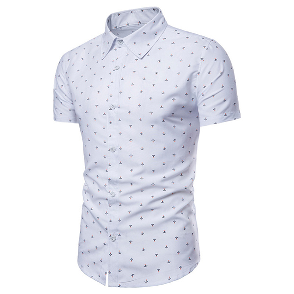 Anchor-Printing-Short-Sleeve-Lapel-Button-up-Shirts-for-Men-1283780