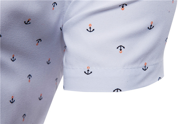 Anchor-Printing-Short-Sleeve-Lapel-Button-up-Shirts-for-Men-1283780