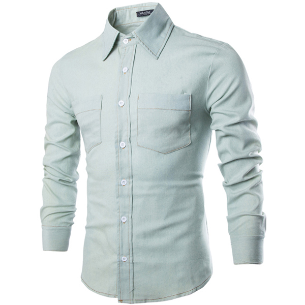 Autumn-Fall-Men-Denim-Shirts-Pure-Color-Solid-Long-sleeve-Jeans-Shirt-993632