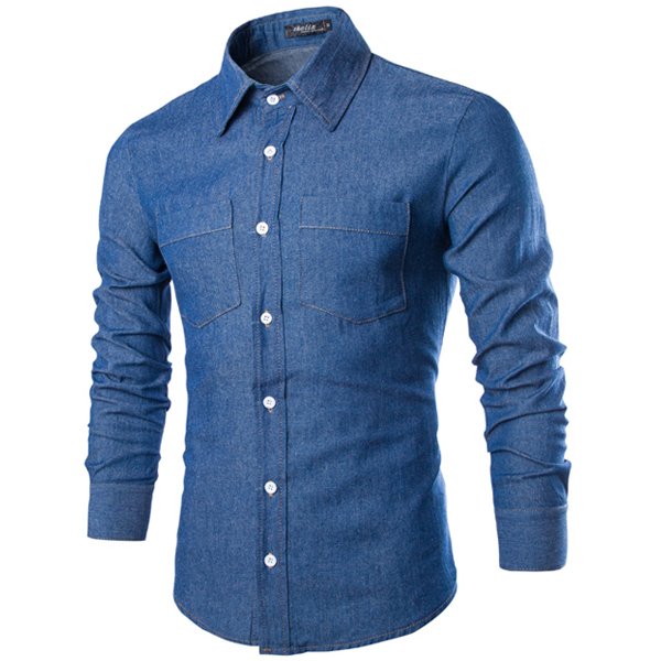 Autumn-Fall-Men-Denim-Shirts-Pure-Color-Solid-Long-sleeve-Jeans-Shirt-993632