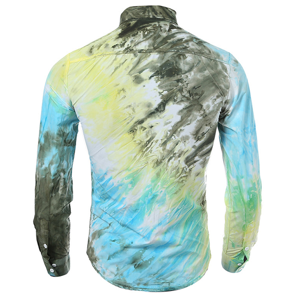 Bandhnu-Tie-dyed-Three-color-Stitching-Graffiti-Slim-Fit-Button-up-Design-Shirt-for-Men-1164319