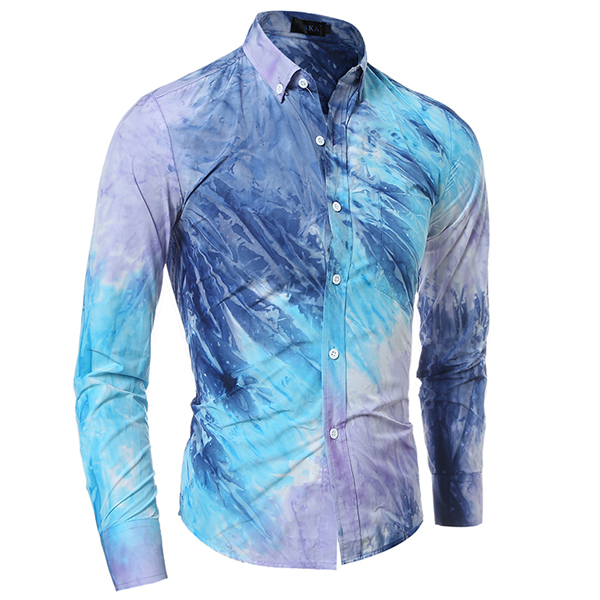 Bandhnu-Tie-dyed-Three-color-Stitching-Graffiti-Slim-Fit-Button-up-Design-Shirt-for-Men-1164319