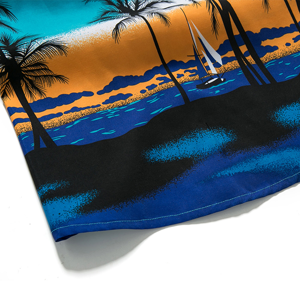 Beach-Holiday-Breathable-Quick-Drying-Coconut-Tree-Printing-Loose-Lounge-Short-sleeved-Men-Shirts-1128089