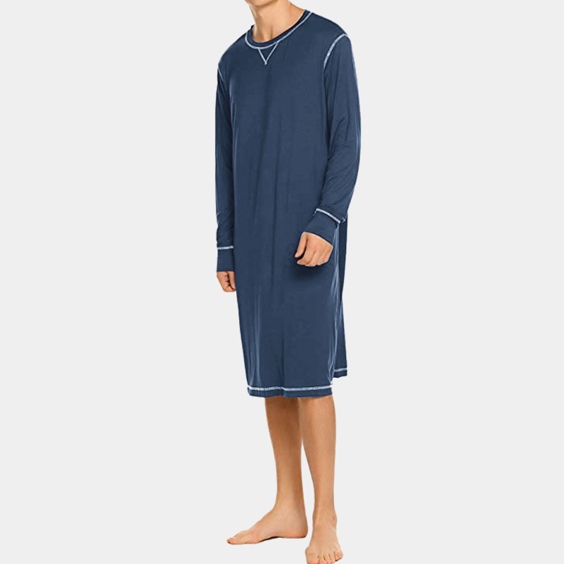 ChArmkpR-Sleepwear-Mens-Nightshirt-Long-Sleeve-Cotton-Pajamas-Comfy-Loose-Long-Sleep-Shirt-1406598