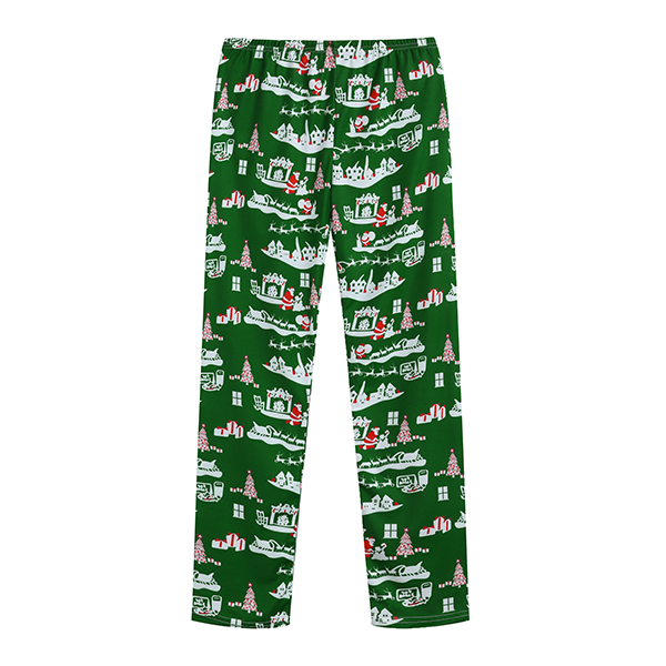 Christmas-Snowman-Printing-Casual-Home-Pajamas-Sleepwear-Two-piece-Suit-for-Men-1239908