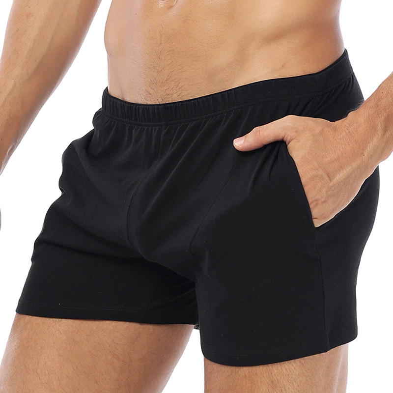 Cotton-Comfy-Arrow-Pants-Sport-Casual-Home-Loungewear-Sleepwear-Shorts-for-Men-1344758