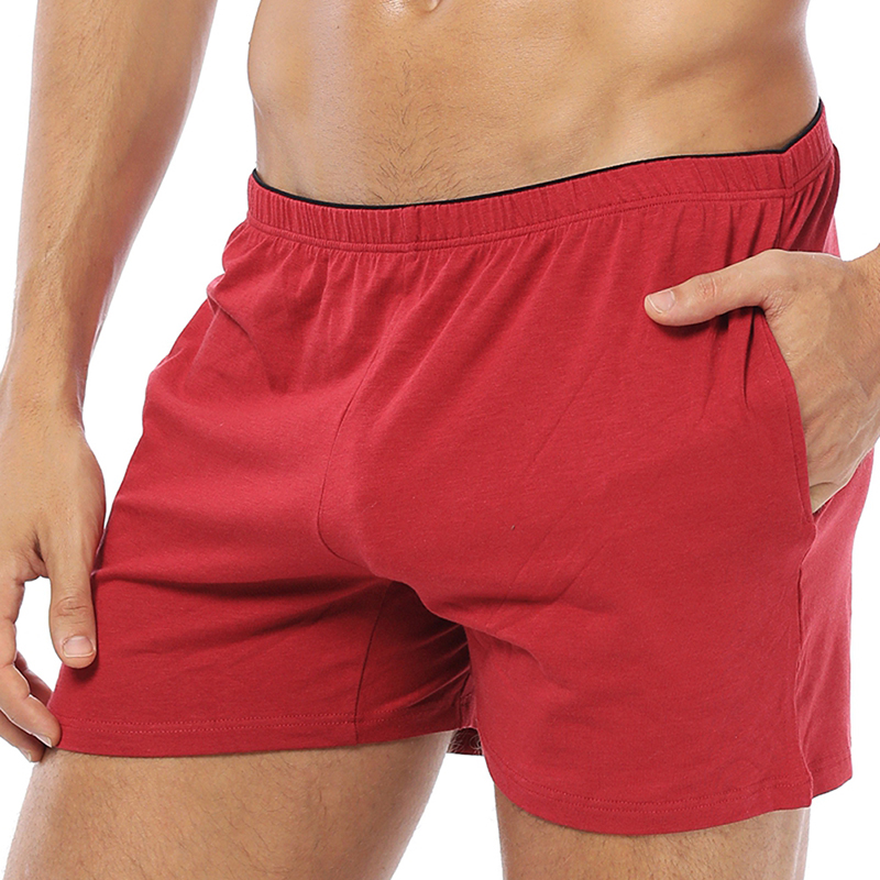 Cotton-Comfy-Arrow-Pants-Sport-Casual-Home-Loungewear-Sleepwear-Shorts-for-Men-1344758