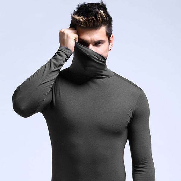 Fall-Winter-Thin-Modal-Breathable-High-Collar-Warm-Tight-Pajamas-Tops-Underwear-for-Men-1213800